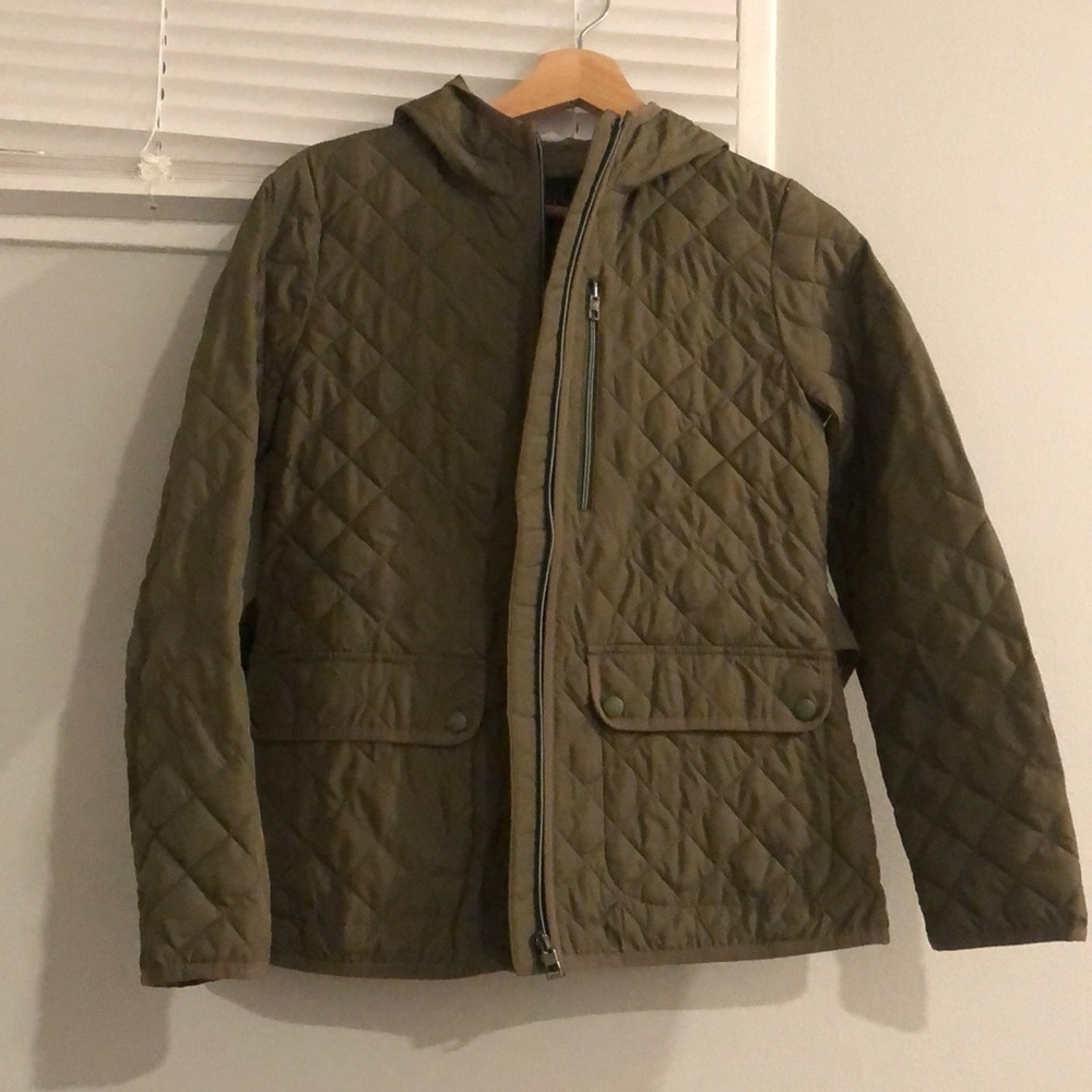 J. Crew olive green packable field jacket